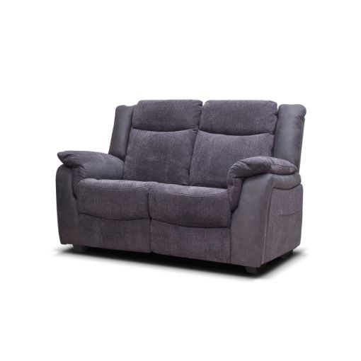 Madison Fabric Sofa - Grey / Charcoal 2 Seater