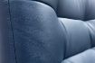 Orbit Navy Leather Swivel Chair 3