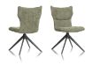 Nero Swivel Dining Chair - Forest Green 2