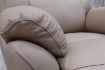 Pandora Bisque Leather Sofa 5